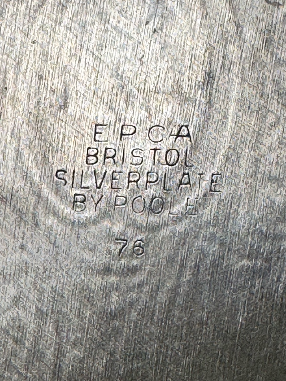 Vintage ECPA Bristol Silver Decorative Plate - Picture 2 of 5